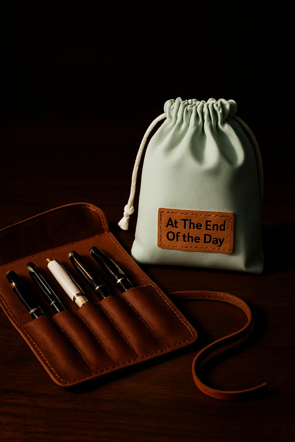 Leather Pen Roll